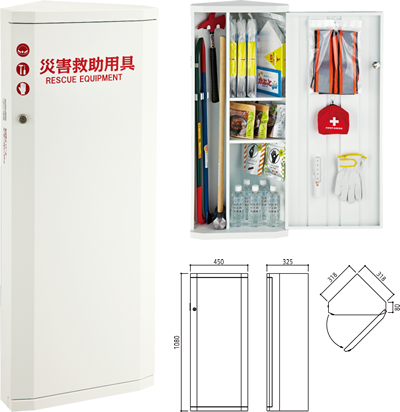 コーナー用設置タイプ（MDP-100W）